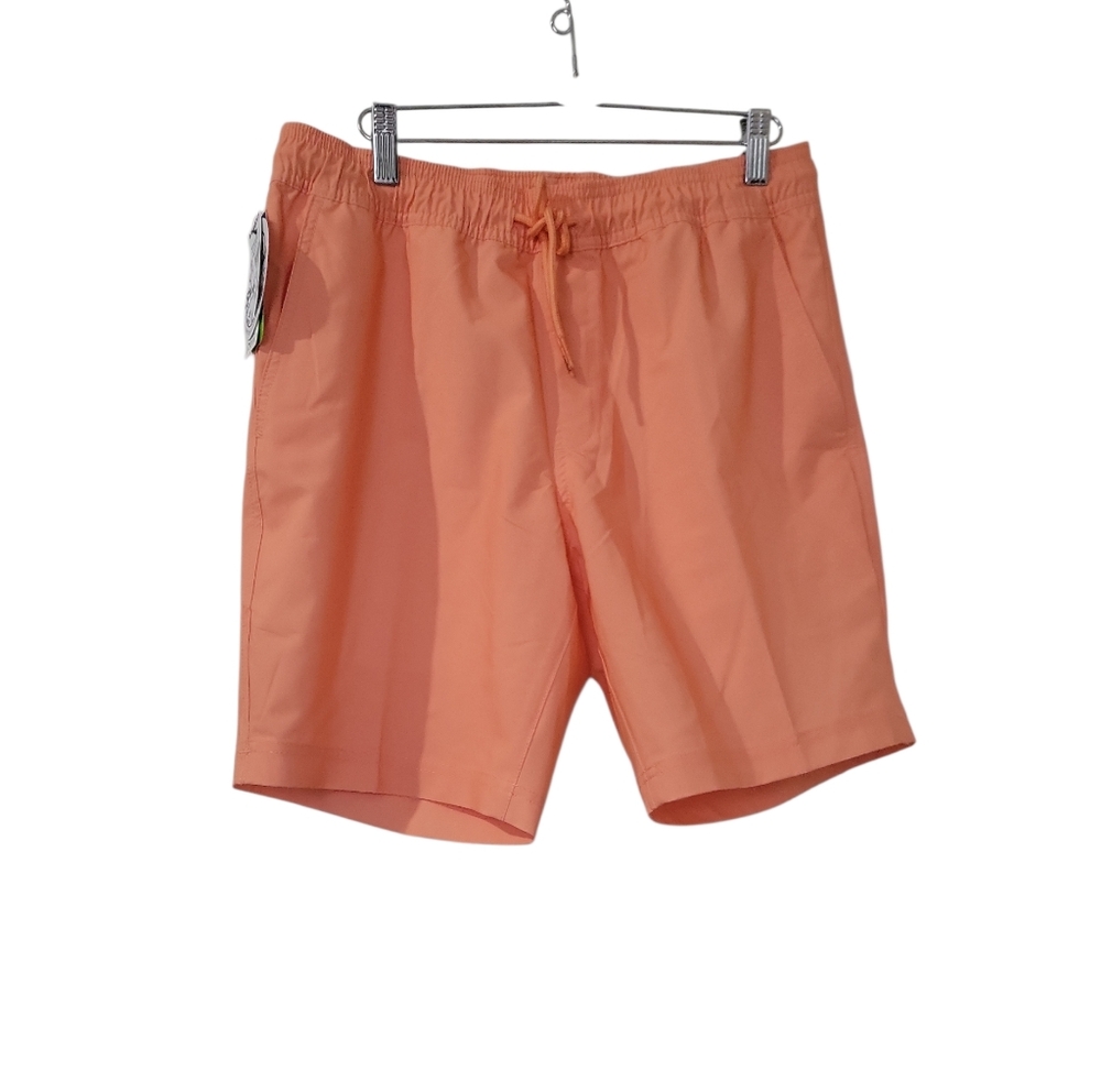 Blue Crown Men's Orange Swim Shorts SZ S
